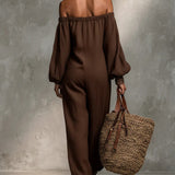 Carmen | Strapless Jumpsuit with Sleeves