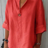 NAYLA™ - Casual V-Neck Blouse