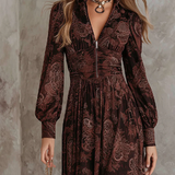Carmen | Maxi dress with waist enhancement