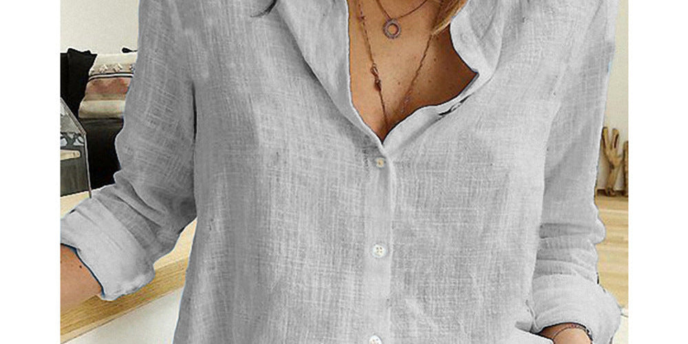 SANDRA™ – Classic Printed Blouse