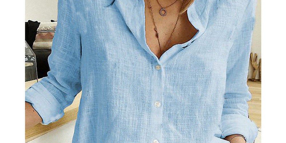 SANDRA™ – Classic Printed Blouse
