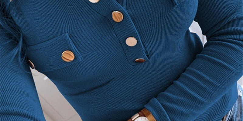GERMAIN™ – Casual Long-Sleeve Button Shirt Top