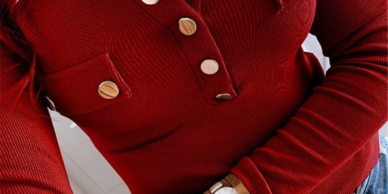 GERMAIN™ – Casual Long-Sleeve Button Shirt Top