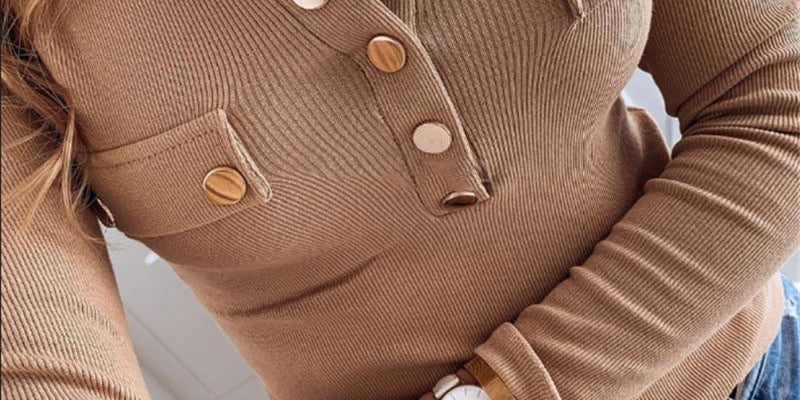 GERMAIN™ – Casual Long-Sleeve Button Shirt Top