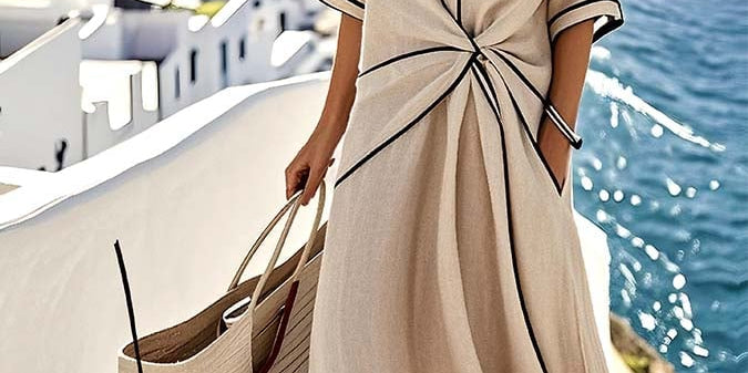 Emilia | Loose Striped Print Dress