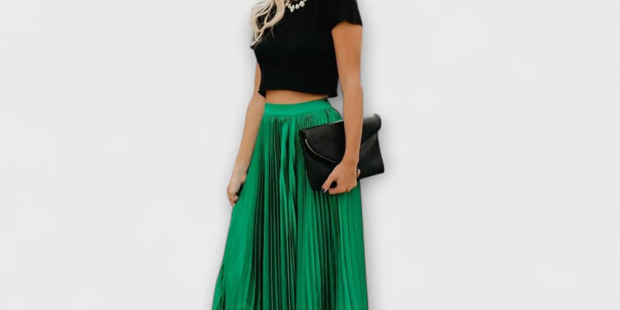 Jimena | Light Pleated Maxi Skirt