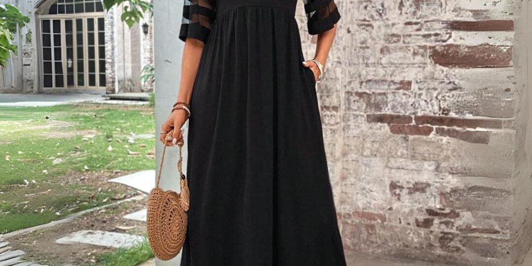 Aubrey™ – Flattering Tummy-Smoothing Midi Dress