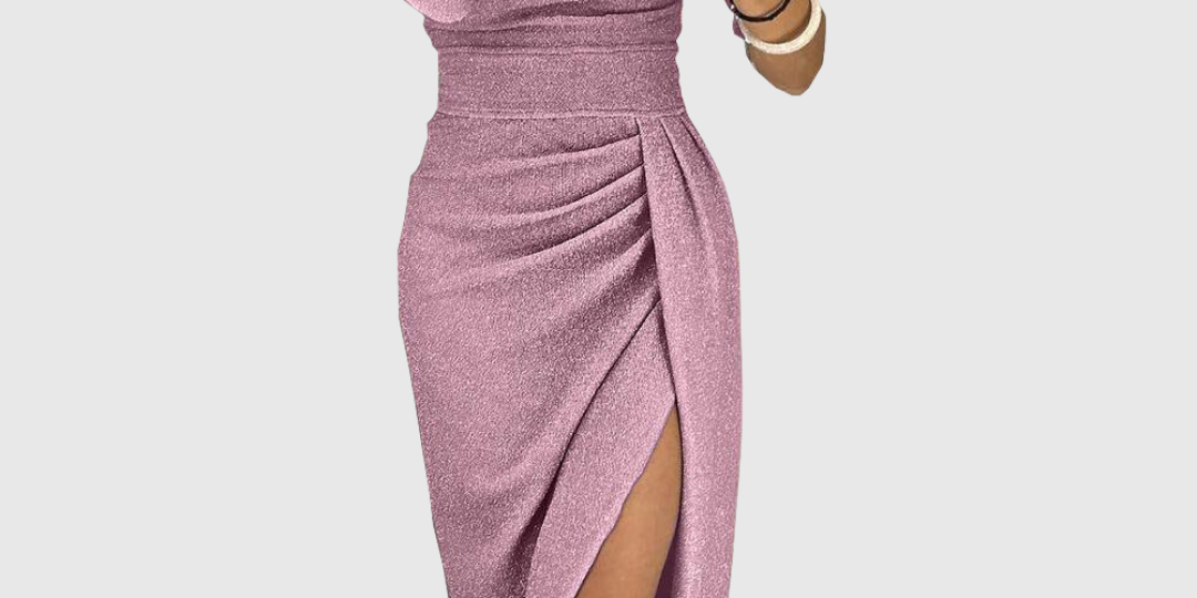 Marina | Elegant maxi dress with halter neck and flowing cut