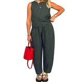 SHANIAH™ – Loose Fit Pocket Crop Top & Pants Set
