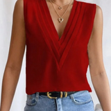 JADE™ - Lightweight Sleeveless V-Neck Top