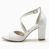 Freya | Suede Block Heel Sandals