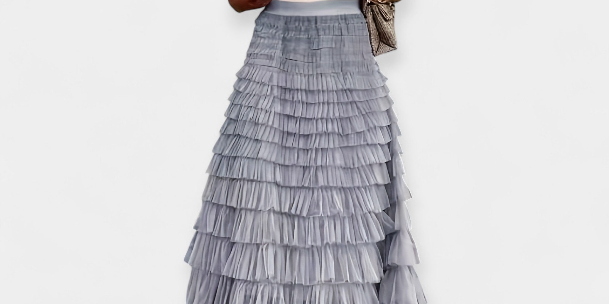 Boho Skirt with Satin Finish