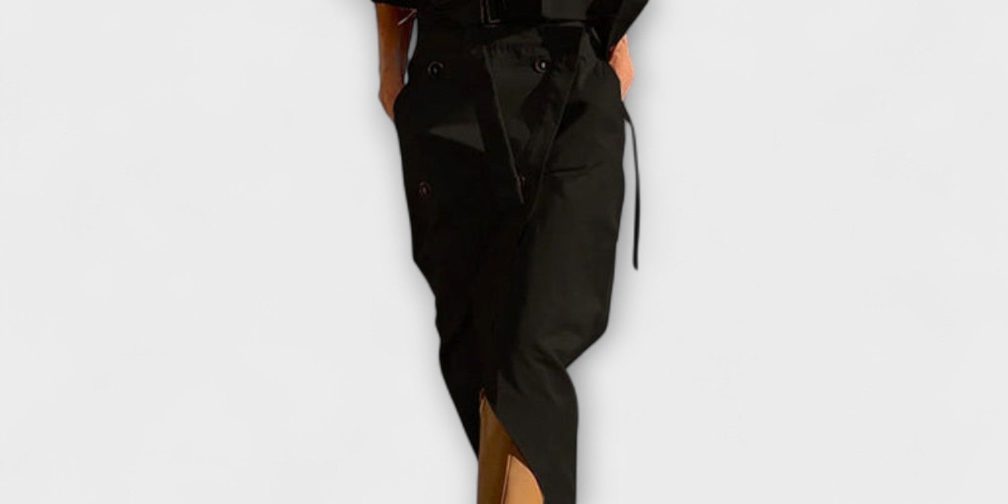Lyra – Elegant Jacket and Midi Skirt with Pockets