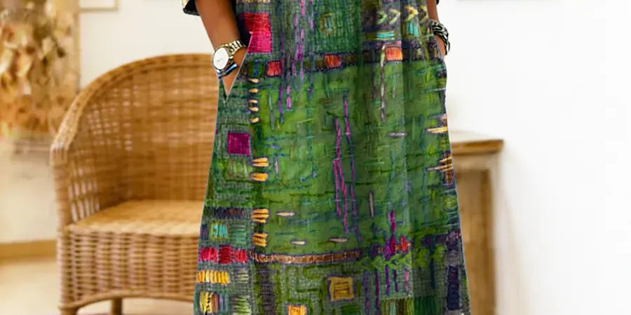 Eliana | Printed Midi Dress