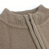 Erin | Striped Zipper Sweater