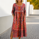 Gracie | Printed Midi Dress