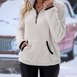 Ellis | Long Sleeve Zip-Up Sweatshirt