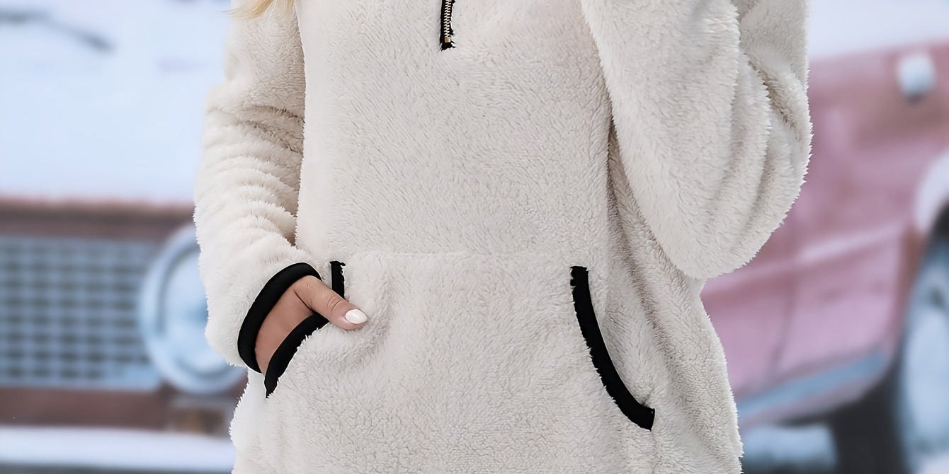 Ellis | Long Sleeve Zip-Up Sweatshirt