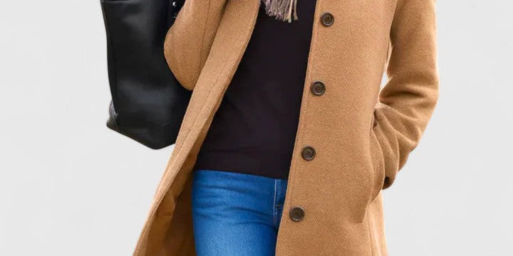 Claire – Classic Wool Blend Coat