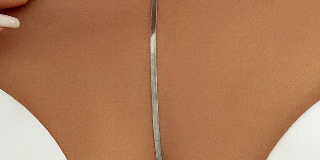 Metal Chain Choker Collar