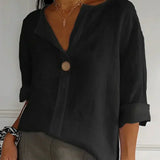 NAYLA™ - Casual V-Neck Blouse