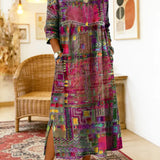 Eliana | Printed Midi Dress