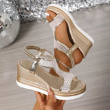 Nadia | Elegant Slip-On Wedge Sandals