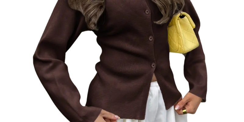 RAIKA™ – Contemporary Long Sleeve Cardigan