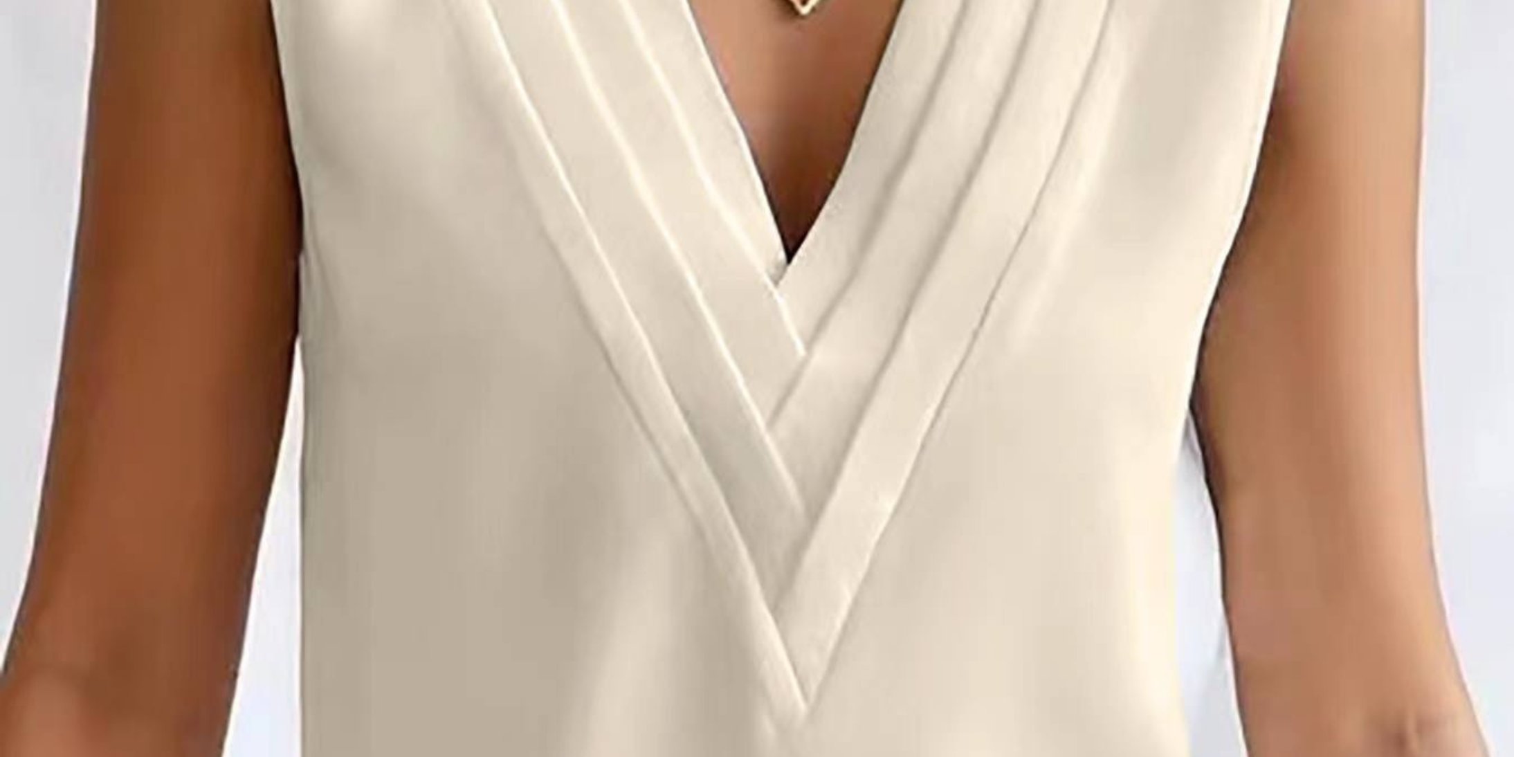 JADE™ - Lightweight Sleeveless V-Neck Top