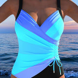 Mayte | Crossover Wrap Swimsuit