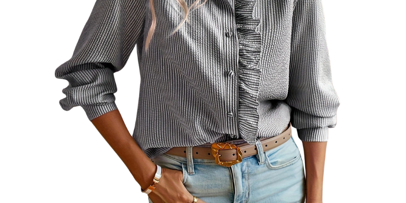 CRIZA™ – Effortless Button Front Blouse