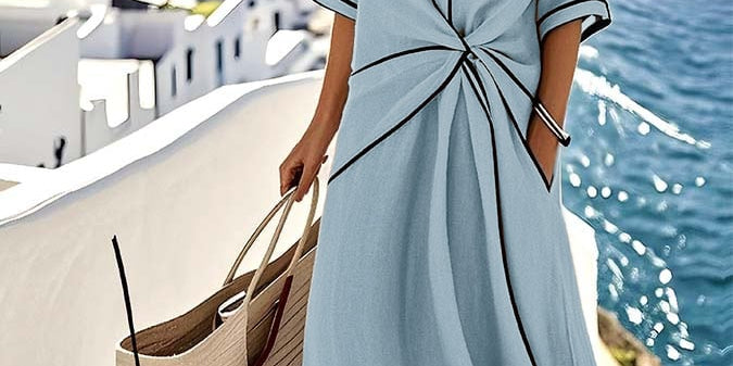 Emilia | Loose Striped Print Dress