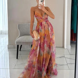 Giselle | Charming maxi dress with floral print