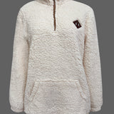 Lily | Patch Quarter Zip Pullover