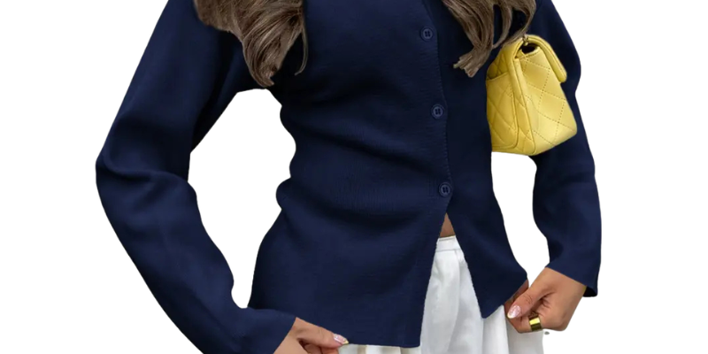 RAIKA™ – Contemporary Long Sleeve Cardigan