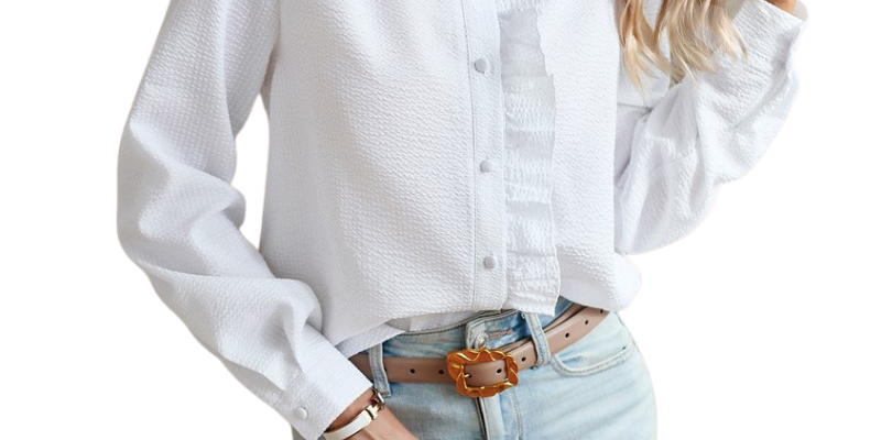 CRIZA™ – Effortless Button Front Blouse