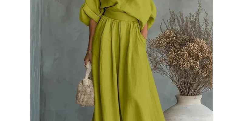 Eliza - Elegant Off-Shoulder Two-Piece Set
