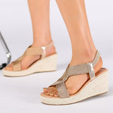 Aroa | Handwoven Wedge Sandals