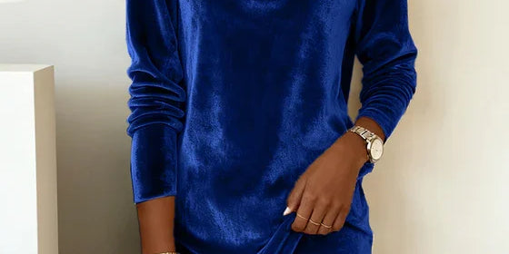Rosa | Velvet Loose Cut Dress