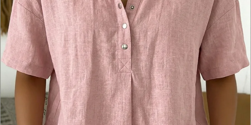 Arabella - Relaxed Fit Button Blouse