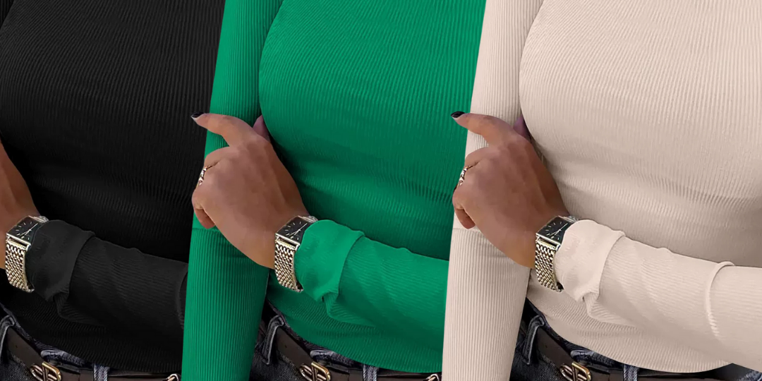 KARIN™ - Basic Comfortable Ribbed Crewneck Shirt
