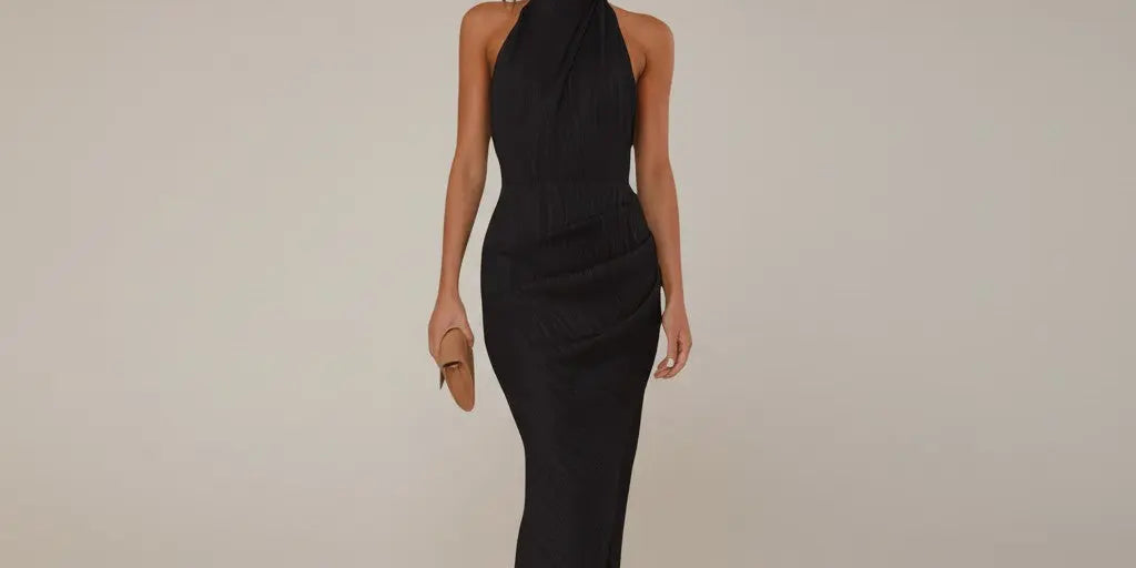 Paula - Plissé Midi Dress