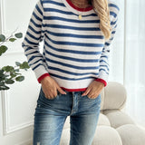 Mary | Striped Crewneck
