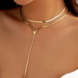 Metal Chain Choker Collar