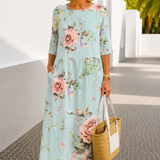 Keely | Sunset Flower Dress