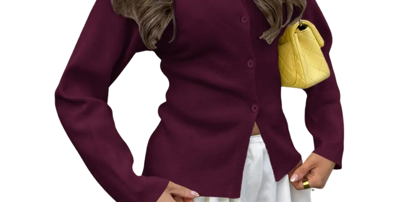 RAIKA™ – Contemporary Long Sleeve Cardigan