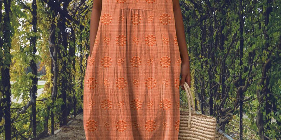 Aikaterini – Elegant sleeveless dress with pockets