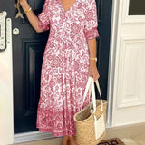 Keisha | Graceful V-Neck Floral