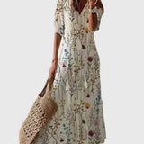 Amalia | Boho Vintage Summer Maxi Dress