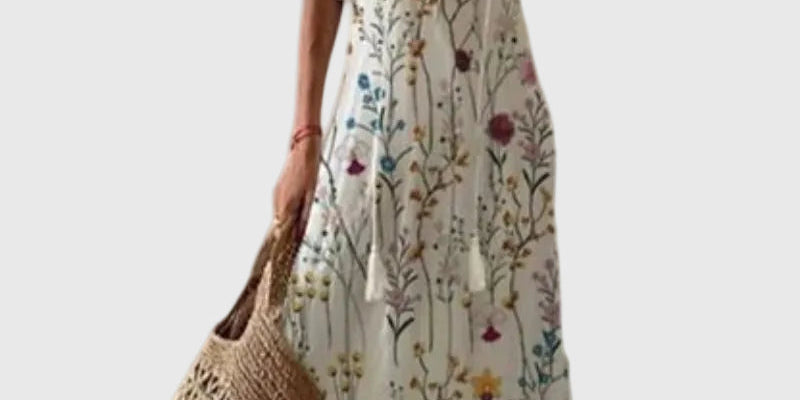 Amalia | Boho Vintage Summer Maxi Dress